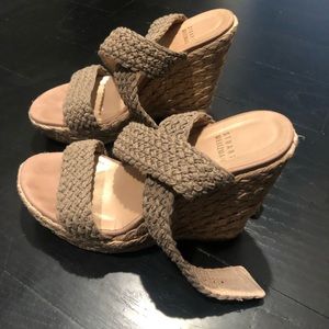 Stuart Weitzman platform espadrilles